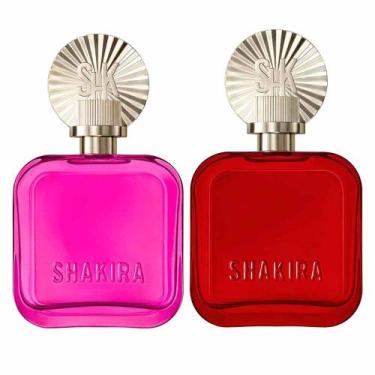 Imagem de Shakira Kit - Fucsia by Shakira Perfume Feminino EDP 80ml + Rojo by Sh