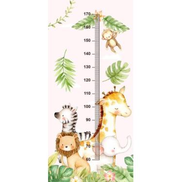 Imagem de Régua Medidora De Crescimento Infantil Safari Folhas Rg02 - Banner Ban