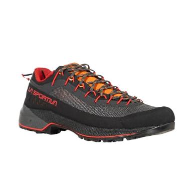 Imagem de La Sportiva Tênis de caminhada masculino Tx4 Evo St, carbono/vermelho montanha, 42, Carbono/vermelho montanha, 10