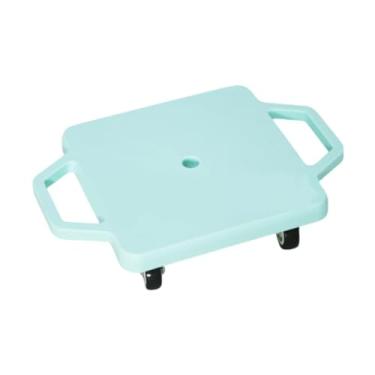 Imagem de Deevoka Sports Scooter Board com alças com rolos de scooter de rolos Sit Down para academia de atividades ao ar livre Children, Azul