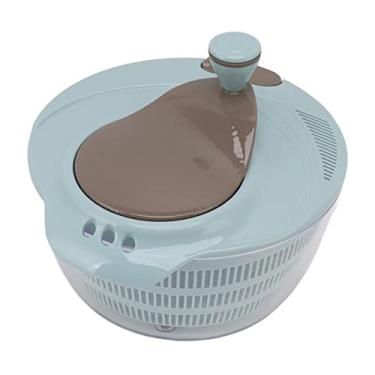 Imagem de Máquina de lavar vegetal de secagem rápida para cozinha, secador de alface com economia de tempo de plástico para mistura rápida, adequado para amantes de salada, material: plástico (azul)