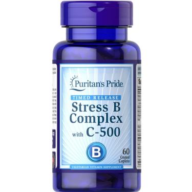 Imagem de Puritans Pride Complexo B com Vitamina C 60 caps