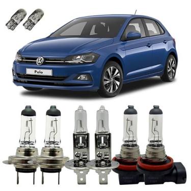 Imagem de Lâmpadas Farol Alto Baixo Milha 3200K VW Polo + Pingo T10 - Autovex / 