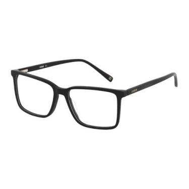 Imagem de Óculos de Grau Feminino Carmim Acetato Preto CRM41677C1 56mm