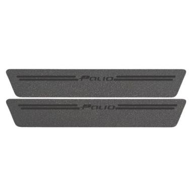 Imagem de  Kit Soleira Protetora Porta Premium Black PVC - Palio 2 PT - Jhow Ade