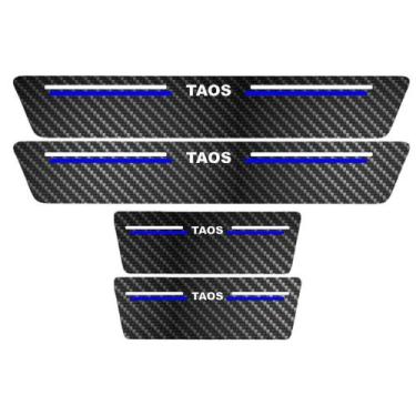 Imagem de Kit Soleira Protetora Porta Premium Blue Carbono  -  Taos  - Jhow Ades