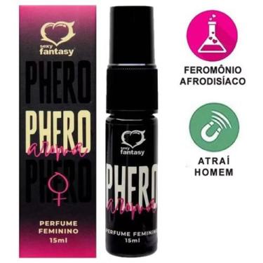 Imagem de Perfume Phero Feromônio Feminino 15ML Sexy Fantasy Atrair Homens