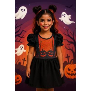 Imagem de Fantasia de Bruxa Infantil Completa  Ideal para Festa Halloween - BRAV