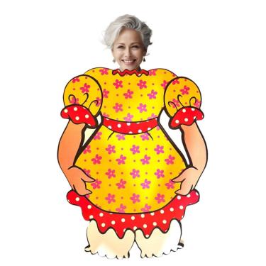 Imagem de Decoração Festa Junina Painel Vestido Tirar Foto Arraia