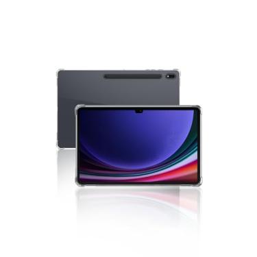 Imagem de Capa transparente para Samsung Galaxy Tab S10 Plus, tablet de 12,4 polegadas, fina, leve, à prova de arranhões, capa de TPU (transparente).