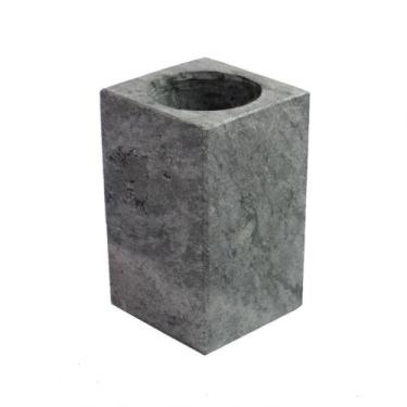 Imagem de Porta Escova De Dente Pia Bancada Em Pedra Sabão 11X7Cm - INDUSTRIA SÃ