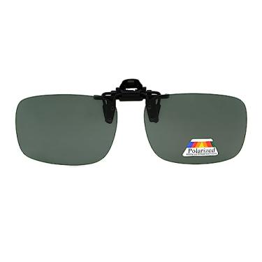 Imagem de Eyekepper Pacote com 4 óculos de sol Flip-up Clip-On 59 x 39 mm Metal Wear Over Glasses, G15, tamanho �nico