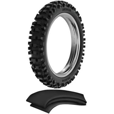 Imagem de Kit Pneu Trilha Bros 150 400-17 62m Sh31 Rinaldi + Camara