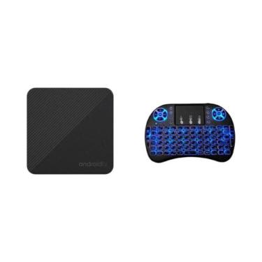 Imagem de Caixa De TV Android 8K T8 128GB Grande Memória Allwinner H313 Reprodut