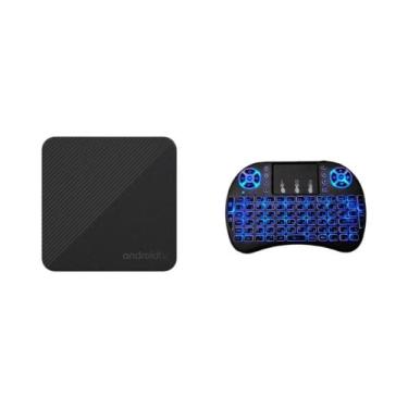 Imagem de Caixa De TV Android 8K T8 128GB Grande Memória Allwinner H313 Reprodut