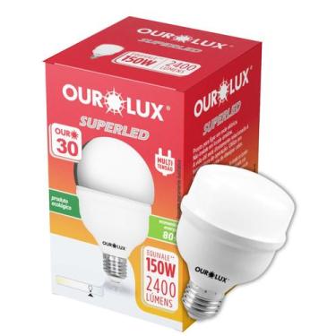Imagem de Lâmpada LED 30w Bivolt Base E27 Cor Da Luz Branco Quente Ourolux