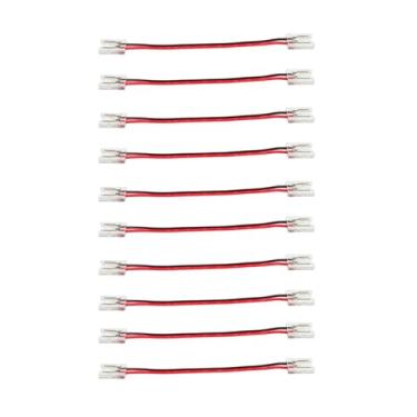 Imagem de Kit 10 Conector Emenda Fita Led Cob 2 Vias Monocor 5mm