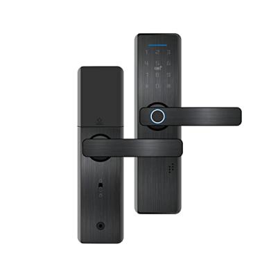 Imagem de ifgswopq WiFi Digital Eletrônica Biométrica Fechadura de Porta Inteligente Desbloqueio Remoto Bloqueio Sem Chave Bloqueio de Proteção de Segurança (Cor: Sem Corpo de Fechadura) (sem Corpo de Fechadura