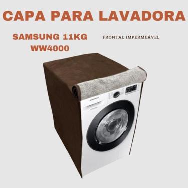 Imagem de Capa para lavadora samsung 11kg ww4000 impermeável flex - Capas Flex, 