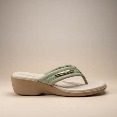 Imagem de Chinelo Tamanco Feminino 8527.103.28129 Beira Rio - Verde/Nude, 37
