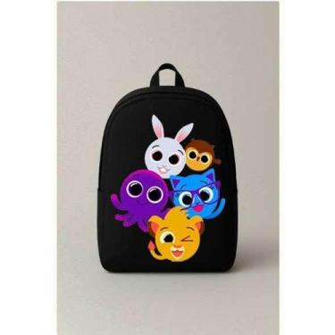 Imagem de Mochila Escolar Estampada Personagem Bolo fofo Bolsa Ideal Para Passei