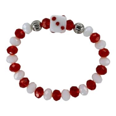 Imagem de Pulseira Zé Pelintra Firma 1 Dado Cristal e Silicone