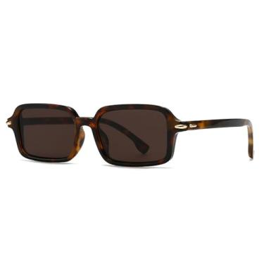 Imagem de Óculos de Sol Rivets Feminino UV400 Masculino com Lentes Transparentes e Armação para Esportes ao Ar Livre, Corrida e Ciclismo, Estampa de Leopardo