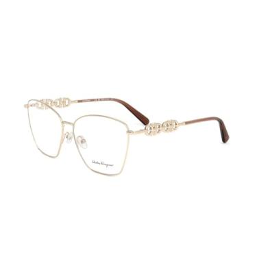 Imagem de Salvatore Ferragamo SF2217 688 Women's Rose Gold Frame Eyeglasses