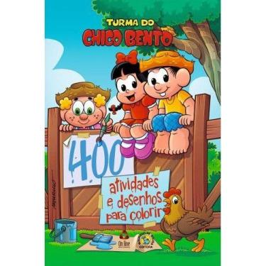 Imagem de Livro - Turma do Chico Bento Livro 400 atividades e Desenhos para Colo