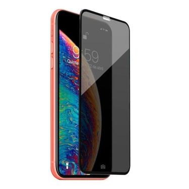 Imagem de Película Vidro Privacidade P/ Iphone Xs Max + Capinha