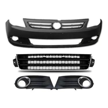 Imagem de Kit Parachoque Dianteiro Grades Cromadas Gol Saveiro Voyage G5 2009 a 