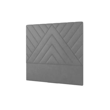 Imagem de Painel de Cama Box Estofada Solteiro Sky Plus Chumbo - Simbal