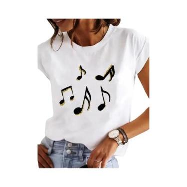 Imagem de Camiseta Feminina Y2K com Estampa de Coração - Estilo Anos 90, BR-G4, 