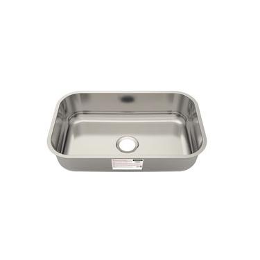 Imagem de Cuba de Embutir Tramontina 56 x 34 x 14 cm Basic 56 BL Standard em Aço Inox Sem Válvula