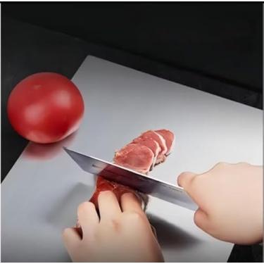 Imagem de Tábua de Corte de Carne Inox Durável e Higiênica