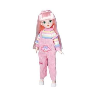 Imagem de Boneca Articulada De Anime De 30cm Para Meninas Com Roupas, 23 Juntas,