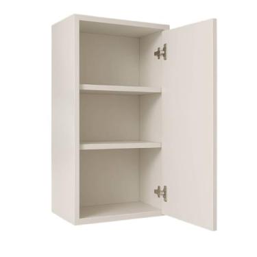 Imagem de Armário Suspenso Aéreo Banheiro 1 Porta, 3 Prateleiras, Compacto e Resistente, Multiuso para Cozinha,Moradores de Apartamentos(BRANCO)