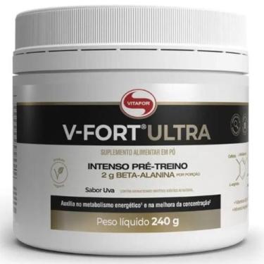 Imagem de Pré Treino V-Fort Ultra (240g) Vitafor, Uva