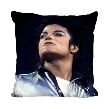 Imagem de Capas De Almofada Personalizadas Michael Jackson Super Star Com Zíper 