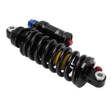 Imagem de Ymiko Amortecedor de Suspensão Traseira para Bicicletas de Montanha e Elétricas, Amortecimento Hidráulico Com de Mola para Ciclismo Downhill, Prata (210MM)