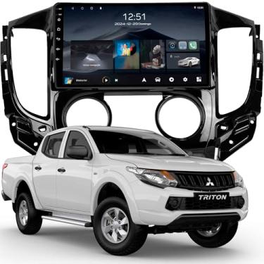 Imagem de Multimídia Adak 9P L200 Triton 2018 A 2024 2+64GB Quadcore Carplay Android Auto Gps