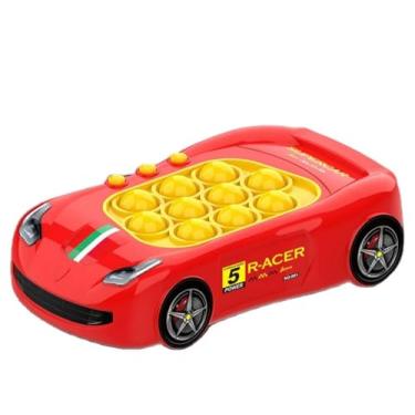 Imagem de Pop It Eletrônico Fidget Brinquedo Interativo Jogo da Memória De Apertar Anti Stress Luzes Vermelha Moderno Urso Marrom (ASTRONAUTA)