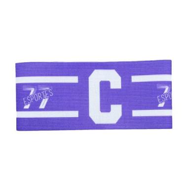 Imagem de Braçadeira Faixa Capitão 77 Impressão Digital Fechamento tiras autocol