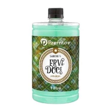 Imagem de Sabonete Líquido Erva Doce Deoline Refil 1 Litro Limpeza Suave Limpeza