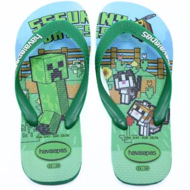 Imagem de Chinelo Infantil Havaianas Kids Top Minecraft-Masculino