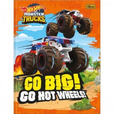 Imagem de Caderno Brochurao Cd 80fls Univ Hot Wheels - Tilibra