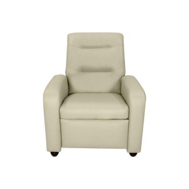 Imagem de Poltrona Do Papai Reclinável Classic Matrix Sintetico Bege
