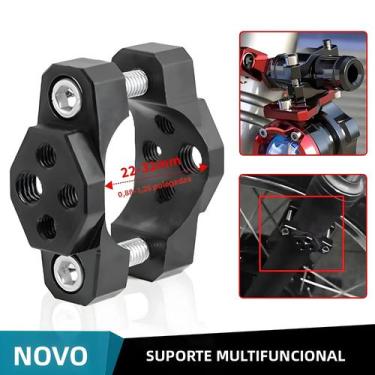 Imagem de Suporte De Fixação Para Guidão De Moto Com LED, Farol De Neblina E Pis