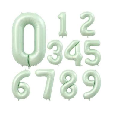Imagem de Balões De Hélio De Folha Grande De 40 Polegadas Números 0-9 Decorações