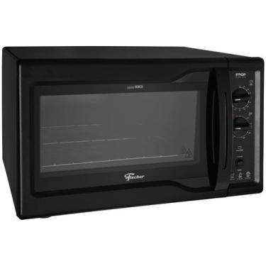 Imagem de Forno Elétrico 44L Fischer Pop Grill Bancada Black 220V, Preto, 220V